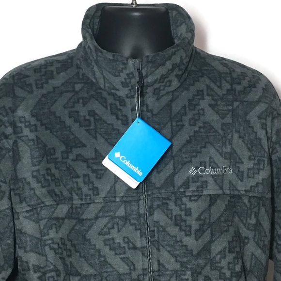 Columbia Steens Mountain Fleece Jacket XL Aztec - Picture 4 of 8